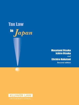 cover image of Tax Law in Japan